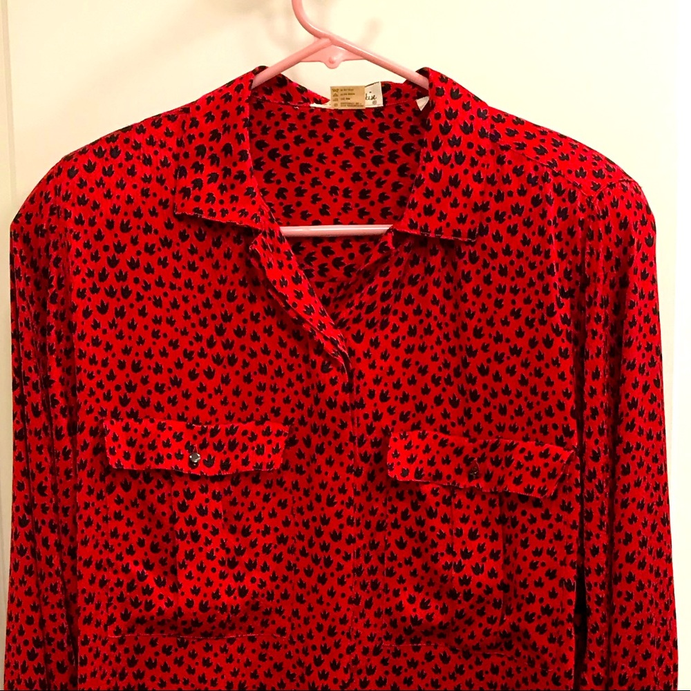 Early 80’s Alan Austin silk blouse